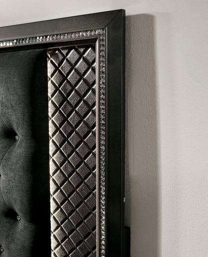 Furniture of America - Demetria Queen Bed in Metallic Gray - CM7584Q-BED View 3