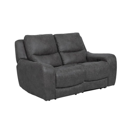 Furniture of America - Demetrius - Power Loveseat, Dark Gray - CM9931DG-LV-PM-PK view 2