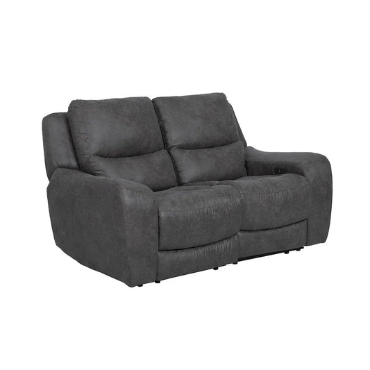Furniture of America - Demetrius - Power Loveseat, Dark Gray - CM9931DG-LV-PM-PK view 2