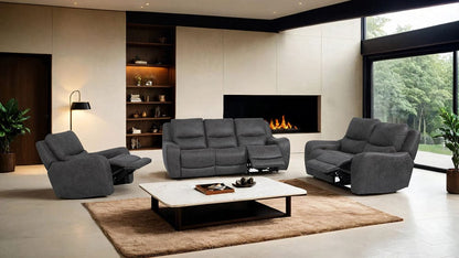Furniture of America - Demetrius Power Sofa in Dark Gray - CM9931DG-SF-PM-PK View 2