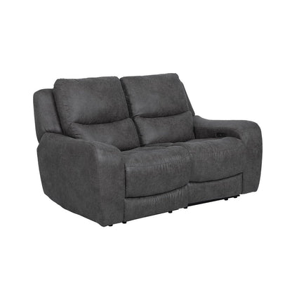 Furniture of America - Demetrius Power Sofa + Loveseat - CM9931DG-PM-2PC View 2