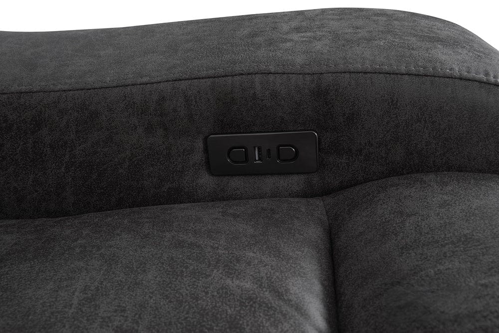 Furniture of America - Demetrius Power Sofa + Loveseat - CM9931DG-PM-2PC View 4