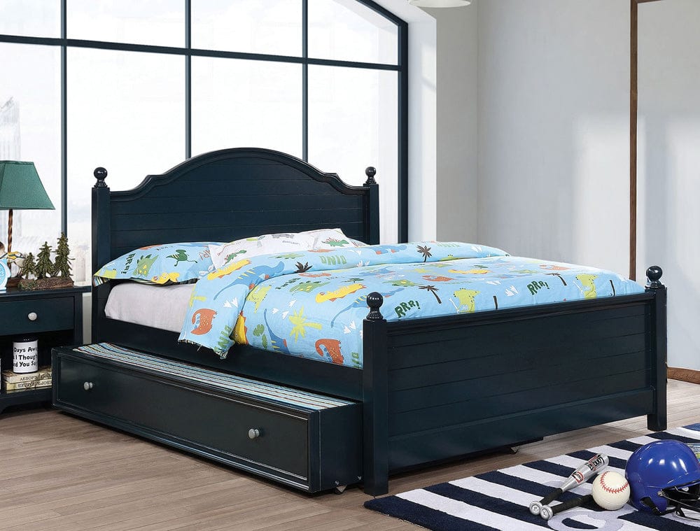 Furniture of America - Diane Full Bed in Blue - CM7158BL-F-BED-VN View 2
