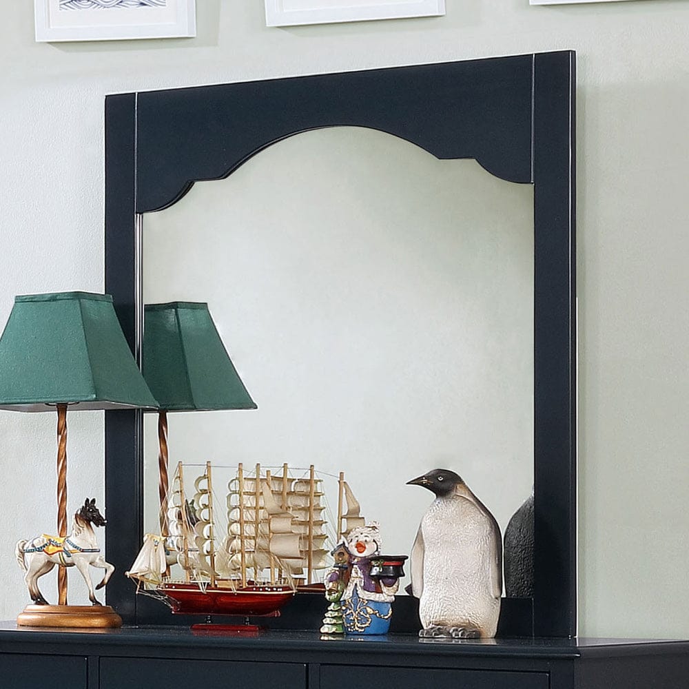 Furniture of America - Diane Mirror in Blue - CM7158BL-M-VN View 1
