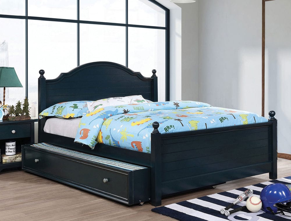 Furniture of America - Diane Trundle in Blue - CM7158BL-TR-VN View 2