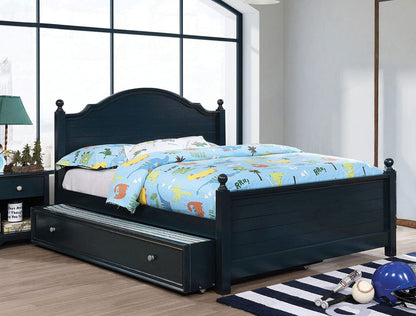 Furniture of America - Diane Trundle in Blue - CM7158BL-TR-VN View 2