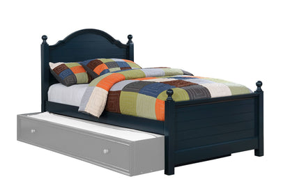 Furniture of America - Diane Twin Bed in Blue - CM7158BL-T-BED-VN View 1