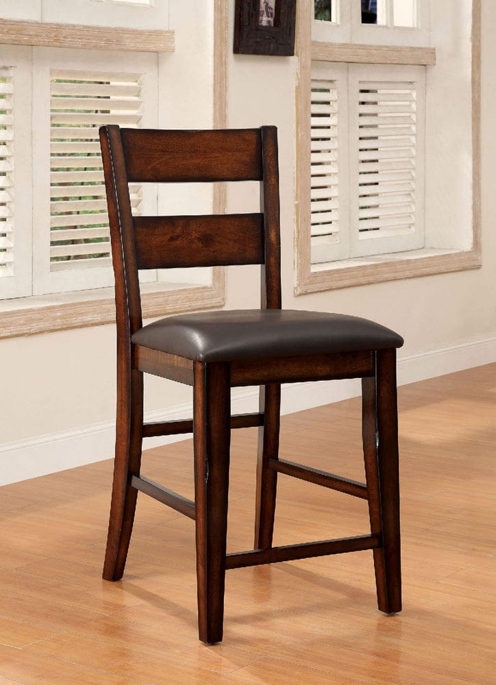 Furniture of America - Dickinson Ii Counter Ht. Chair Set of 2 in Dark Cherry - CM3187PC-2PK View 1