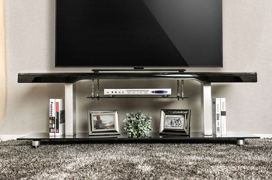 Furniture of America - Dietrich 60" TV Console in Black - CM5231-TV-60 View 1