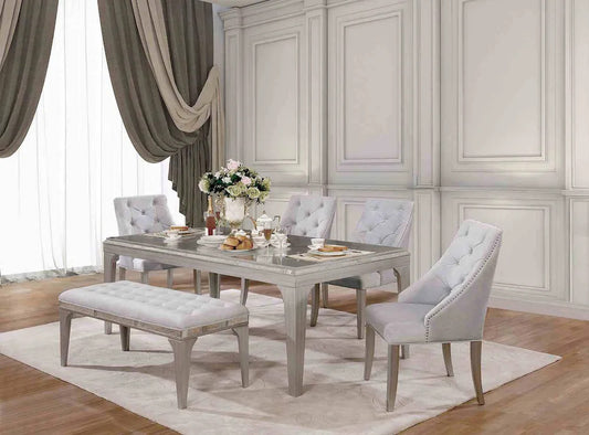 Furniture of America - Diocles - 5 Pc. Dining Table Set w/ Bench - CM3020T-6PC view 1