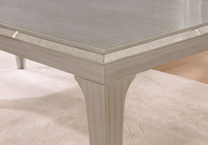 Furniture of America - Diocles Dining Table in Silver/Gray - CM3020T View 3