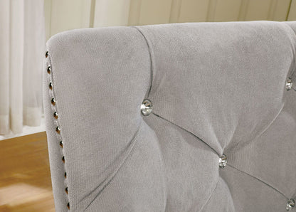 Furniture of America - Diocles Side Chair Set of 2 in Silver/Gray - CM3020SC-2PK View 2