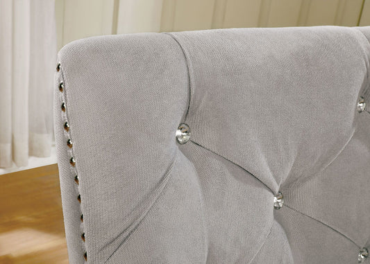 Furniture of America - Diocles Side Chair Set of 2 in Silver/Gray - CM3020SC-2PK View 2