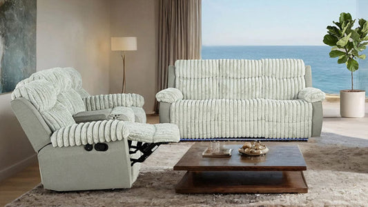 Furniture of America - Dionysus Power Sofa + Loveseat - FM64004GY-M-2PC View 1