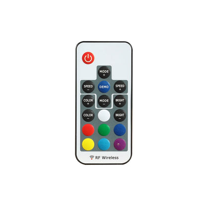 Furniture of America - Dorrit 55" Electric Fireplace in White - FM-AC8012WH-TV View 7