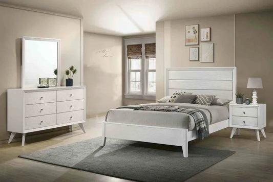 Furniture of America - Dortmund - 3 Pc. Queen Bedroom Set - CM7465WH-Q-4PC view 1