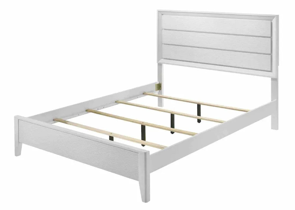 Furniture of America - Dortmund - 3 Pc. Queen Bedroom Set - CM7465WH-Q-4PC view 4