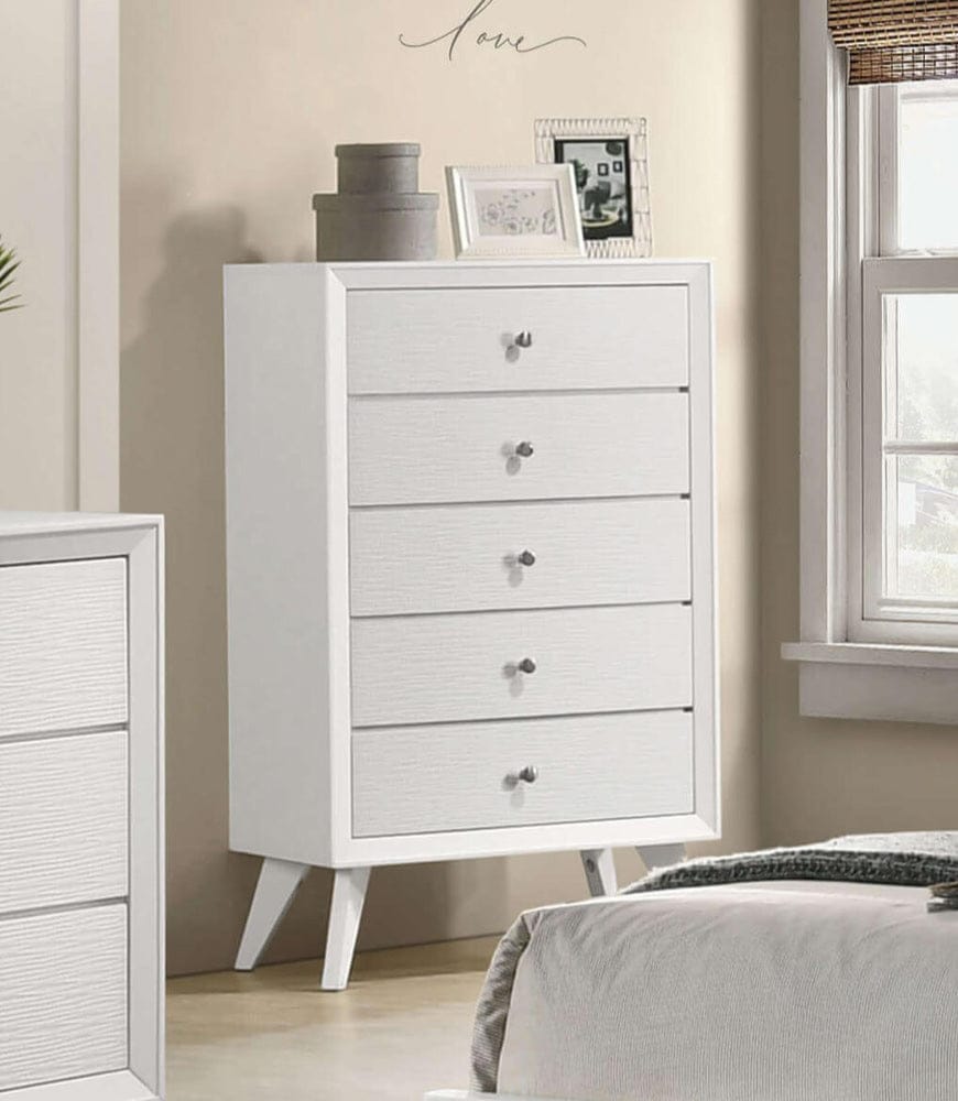 Furniture of America - Dortmund Chest in White - CM7465WH-C View 1