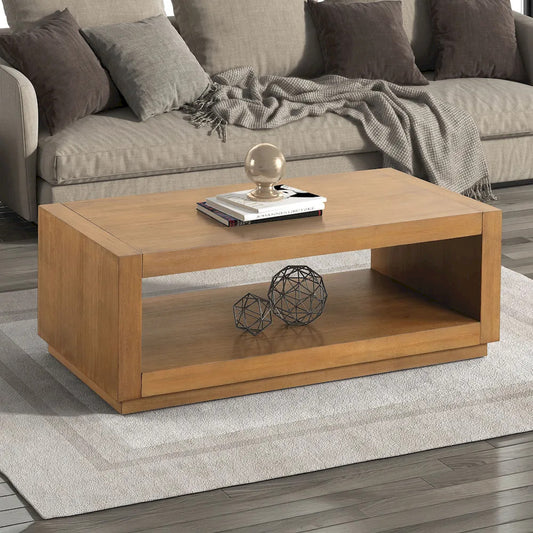 Furniture of America - Dothan - Coffee Table, Medium Oak - FM44009BR-C view 1