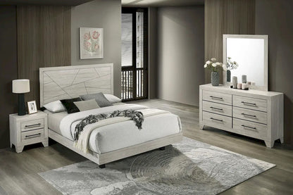 Furniture of America - Dubuque - 4 Pc. Queen Bedroom Set w/ 2NS - FM72003LG-Q-5PC-2NS view 1