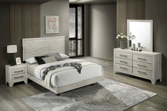 Furniture of America - Dubuque - 4 Pc. Queen Bedroom Set w/ 2NS - FM72003LG-Q-5PC-2NS view 1