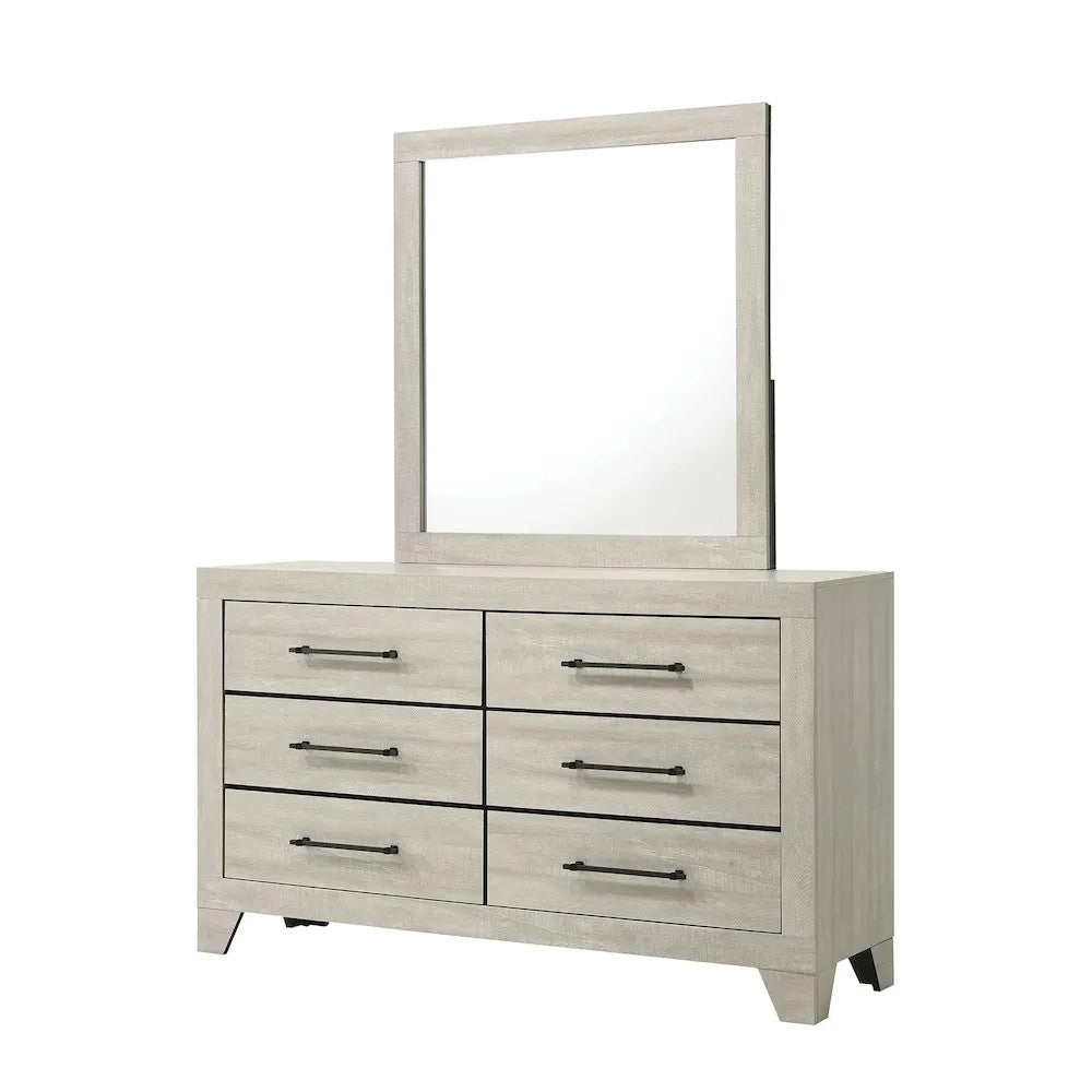 Furniture of America - Dubuque - 4 Pc. Queen Bedroom Set w/ 2NS - FM72003LG-Q-5PC-2NS view 2