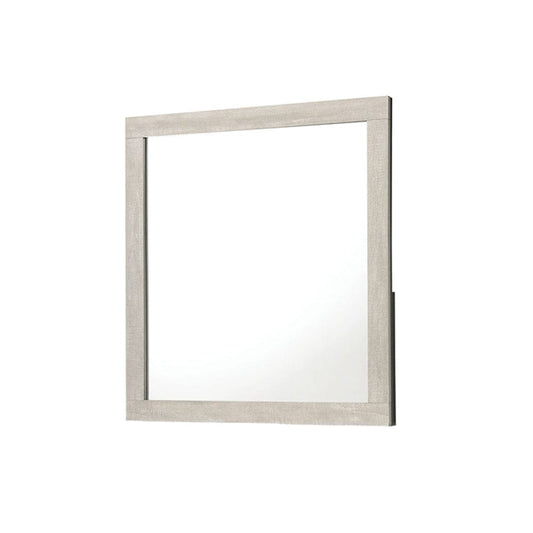 Furniture of America - Dubuque Mirror in Light Gray - FM72003LG-M View 1