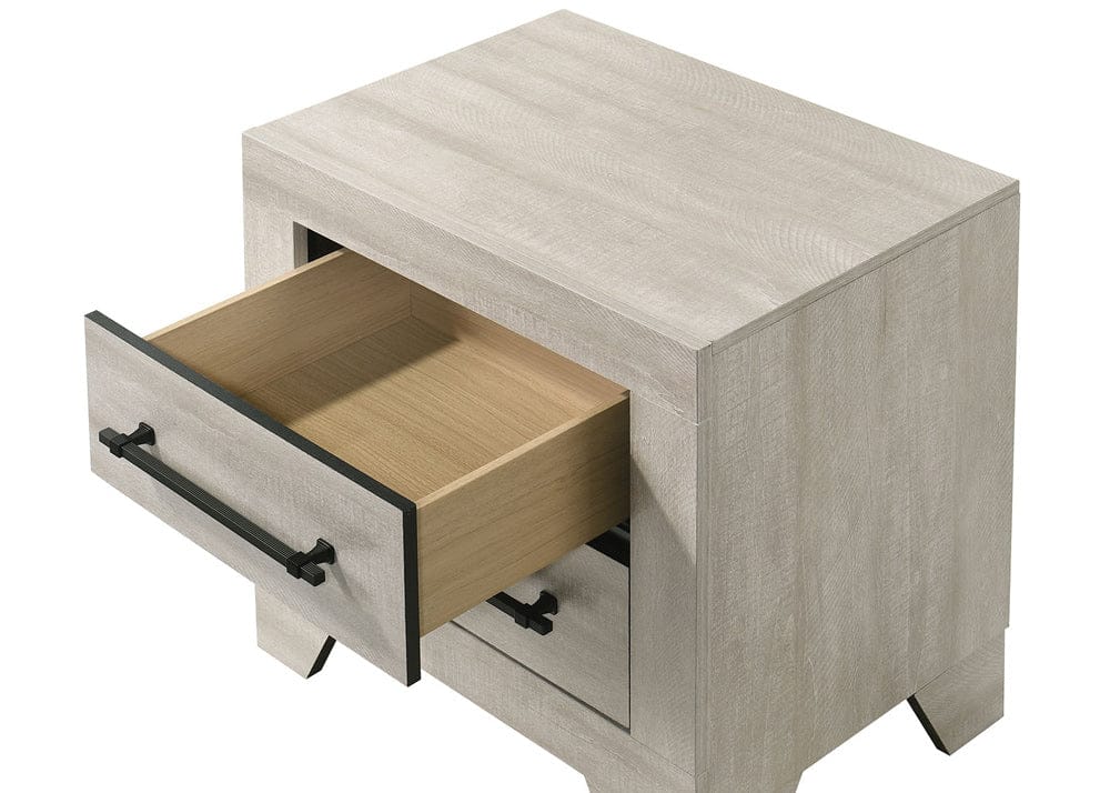Furniture of America - Dubuque Nightstand in Light Gray - FM72003LG-N View 2