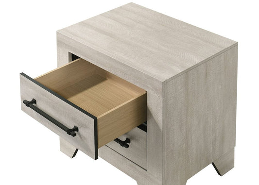 Furniture of America - Dubuque Nightstand in Light Gray - FM72003LG-N View 2