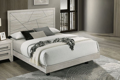Furniture of America - Dubuque Queen Bed in Light Gray - FM72003LG-Q-BED View 1
