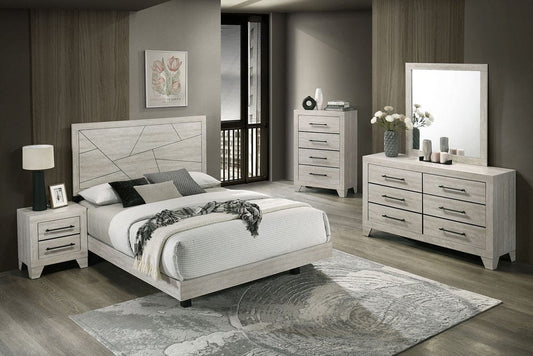 Furniture of America - Dubuque Queen Bed in Light Gray - FM72003LG-Q-BED View 2