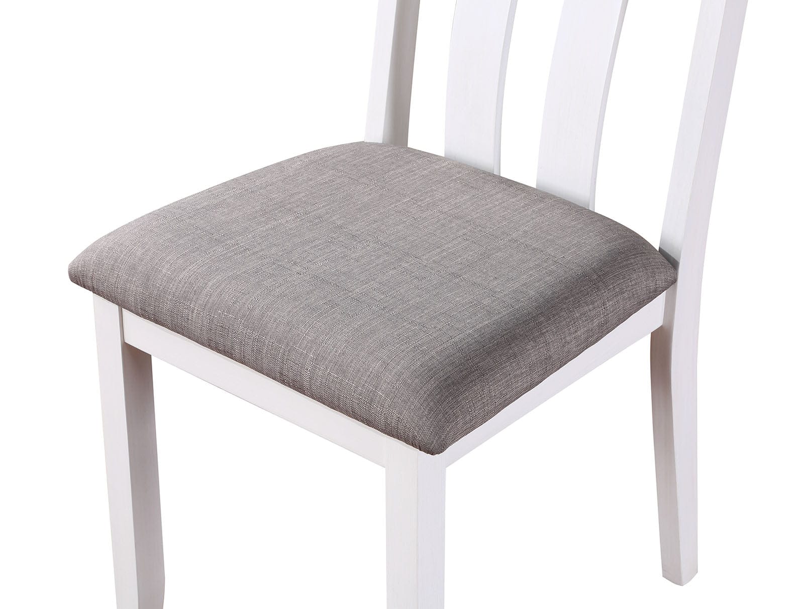 Furniture of America - Dunseith 5 Pc. Dining Table Set in White/Gray - FOA3388T-5PK View 3