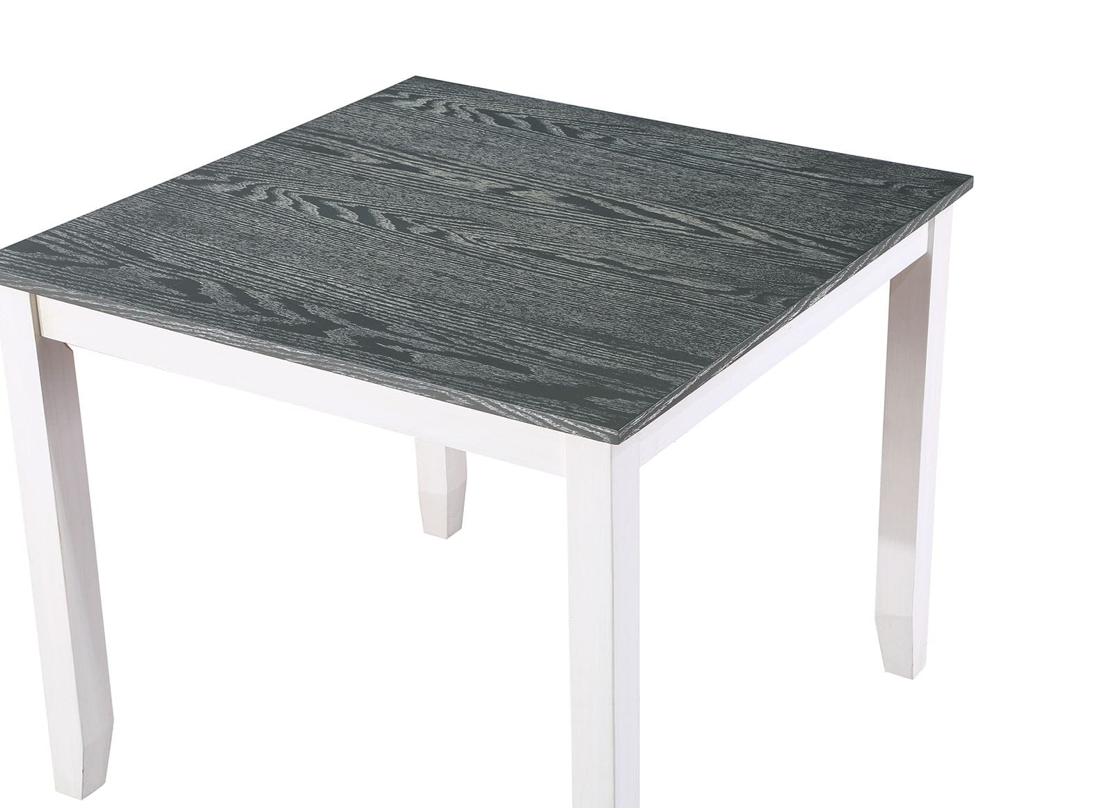 Furniture of America - Dunseith 5 Pc. Dining Table Set in White/Gray - FOA3388T-5PK View 5