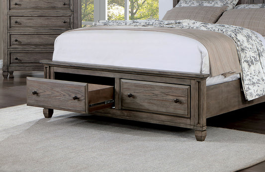 Furniture of America - Durango Cal.King Bed in Warm Gray - CM7461GY-CK-BED View 2