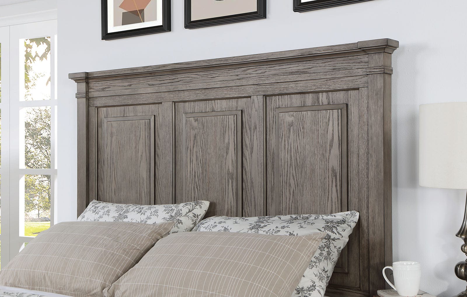 Furniture of America - Durango Cal.King Bed in Warm Gray - CM7461GY-CK-BED View 3