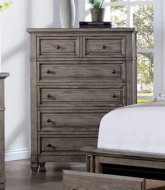 Furniture of America - Durango Chest in Warm Gray - CM7461GY-C View 1