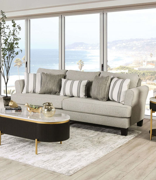 Furniture of America - Ealing Sofa in Light Gray - SM1207-SF View 1
