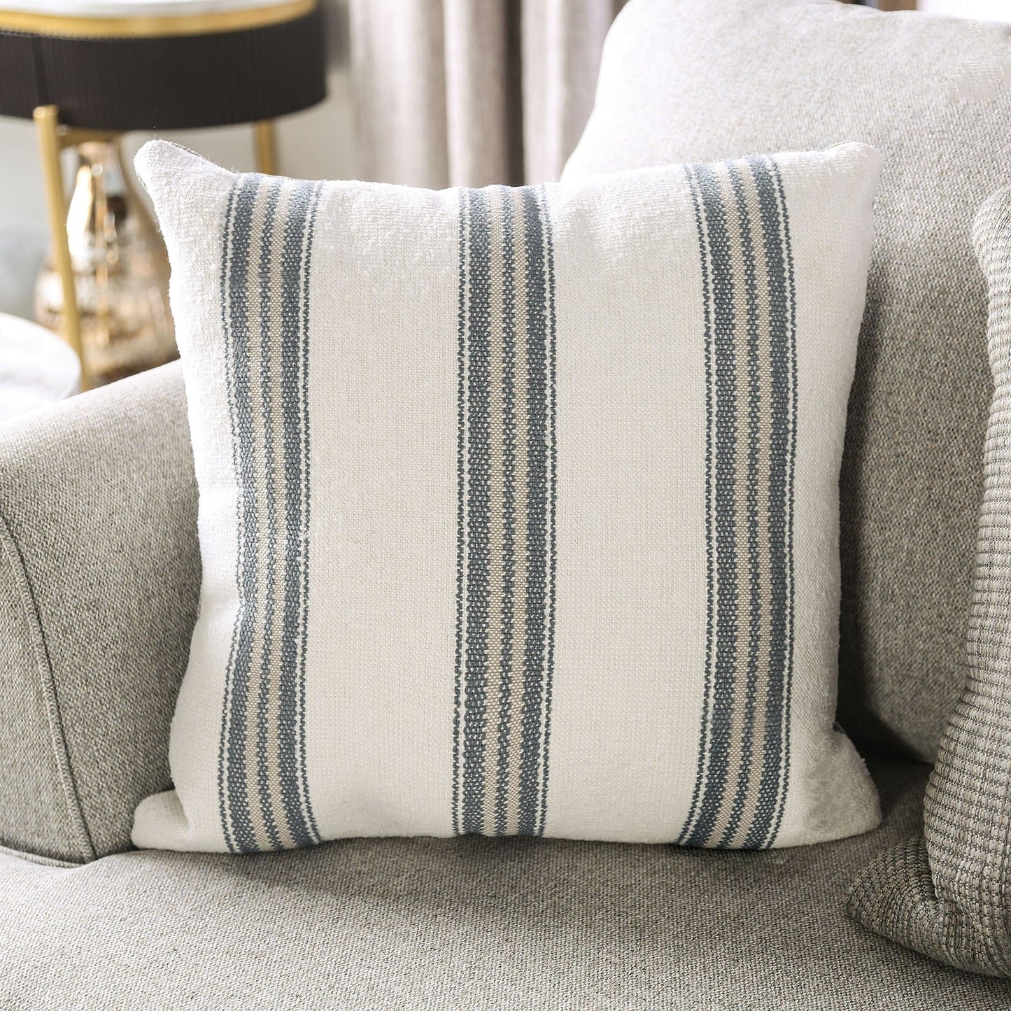 Furniture of America - Ealing Sofa + Loveseat in Light Gray - SM1207-2PC View 3