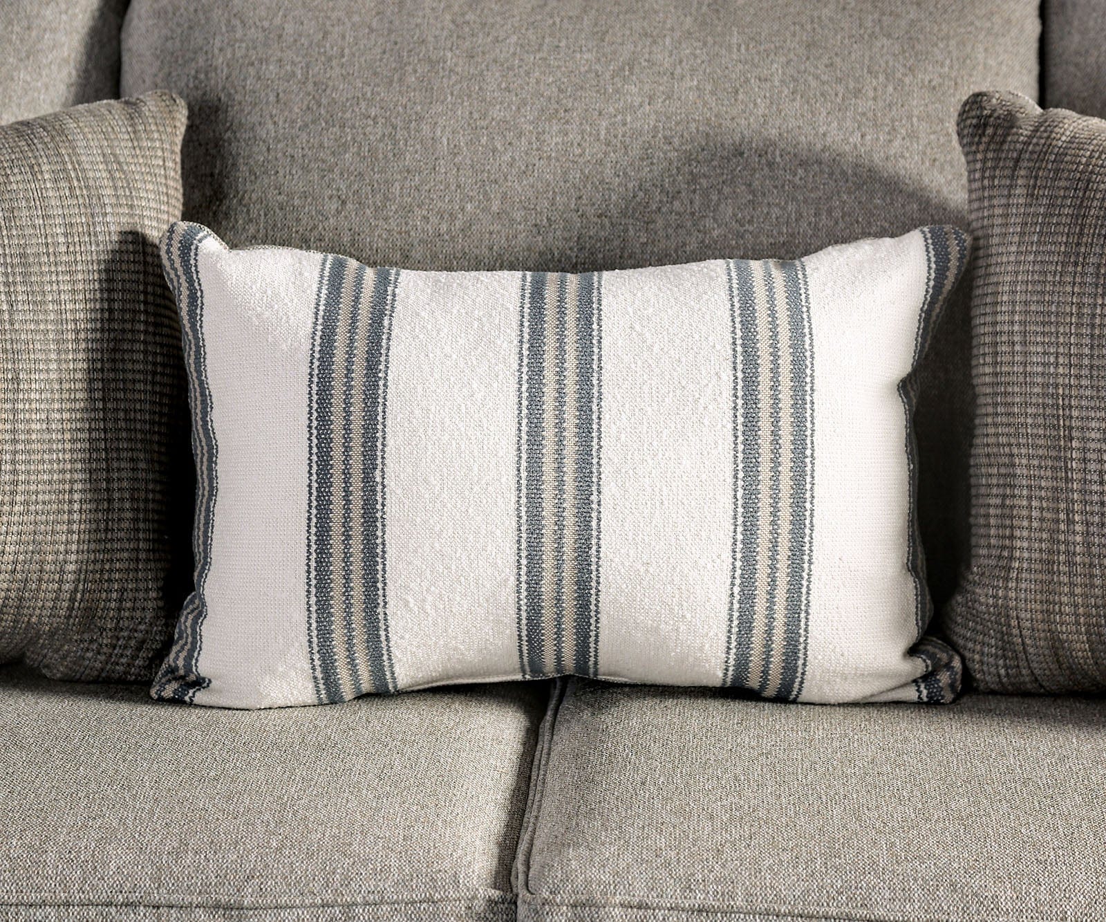 Furniture of America - Ealing Sofa + Loveseat in Light Gray - SM1207-2PC View 8