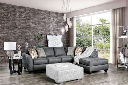 Furniture of America - Earl Sectional in Gray - SM5152-SECT View 1