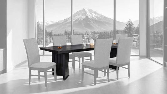 Furniture of America - Easingwold Dining Table in Black - FM3231BK-T-TABLE View 1