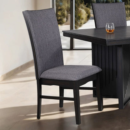 Furniture of America - Easingwold Side Chair Set of 2 in Black - FM3231BK-SC-2PK View 1