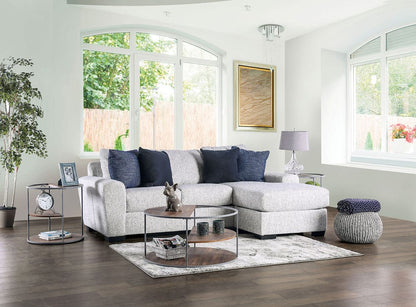 Furniture of America - Eastcote Sectional in Cream - SM1124 View 1