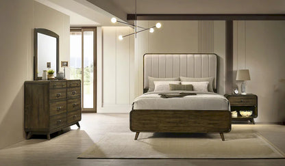 Furniture of America - Eastlin - 5 Pc. Queen Bedroom Set w/ 2NS - FM72029WN-Q-5PC-2NS view 1