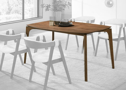 Furniture of America - Ebikon Dining Table in Walnut - FM3216WN-T View 2