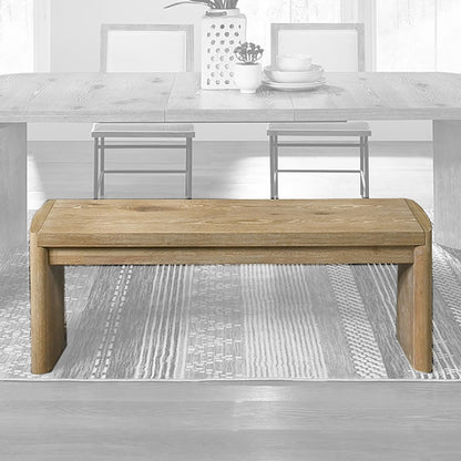 Furniture of America - Edenbridge Bench in Oak - FM3220AK-BN View 1