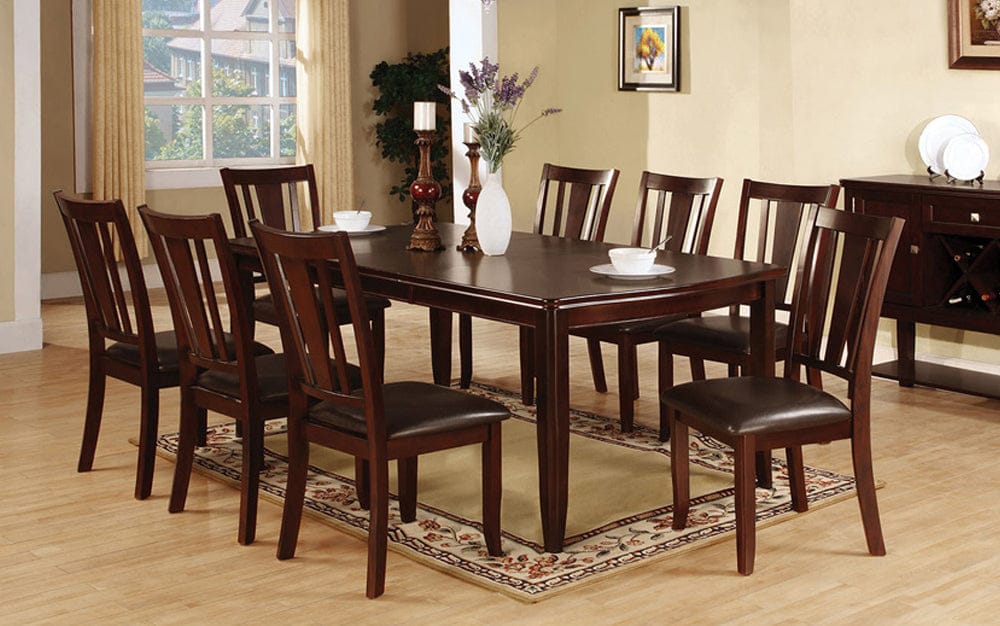 Furniture of America - Edgewood I 9 Pc. Dining Table Set in Espresso - CM3336T-9PC View 1