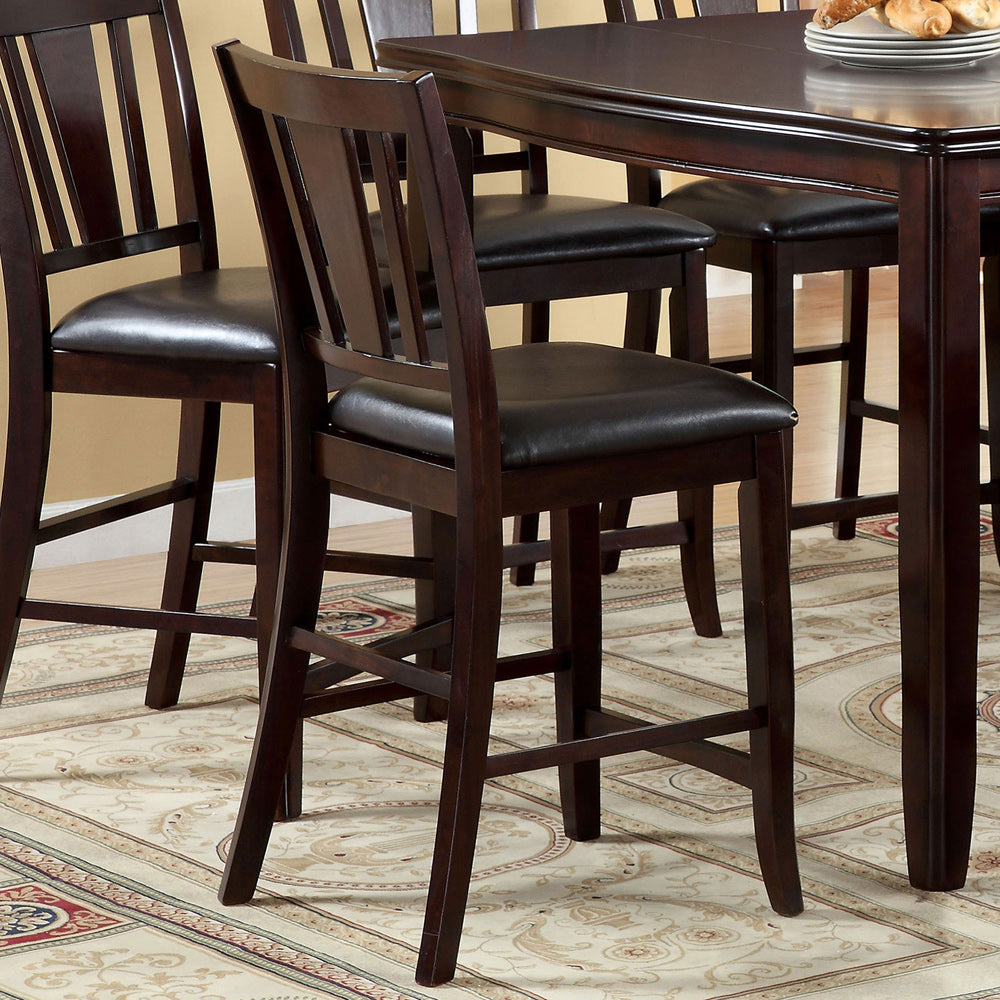 Furniture of America - Edgewood Ii Counter Ht. Chair Set of 2 in Espresso - CM3336PC-2PK View 1