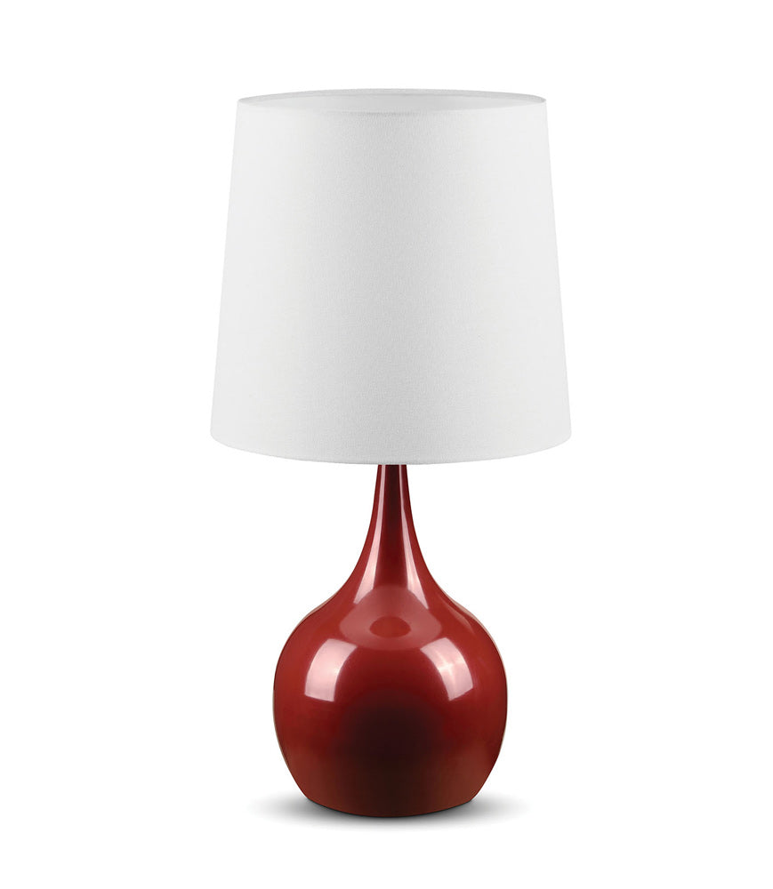 Furniture of America - Edie Table Lamp in Burgundy - L9820BD View 1