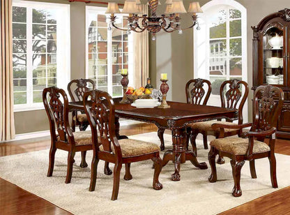 Furniture of America - Elana - 6 Pc. Dining Table Set (2AC+4SC) - CM3212T-7PC view 1